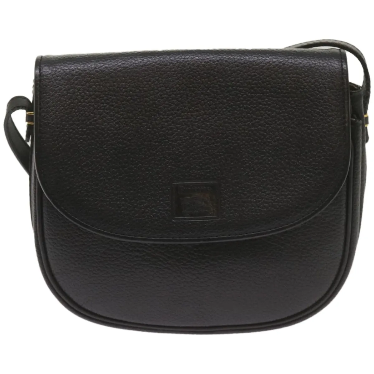 Trendy Inspired Burberryss Shoulder Bag Leather Black Auth Ep3585