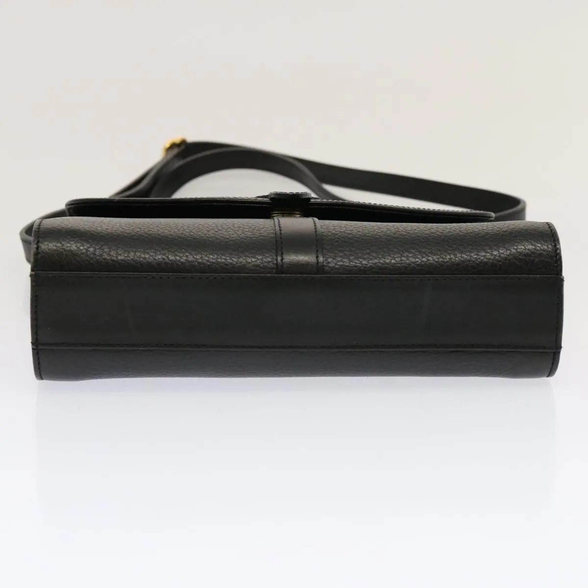 Trendy Inspired Burberryss Shoulder Bag Leather Black Auth Mr101