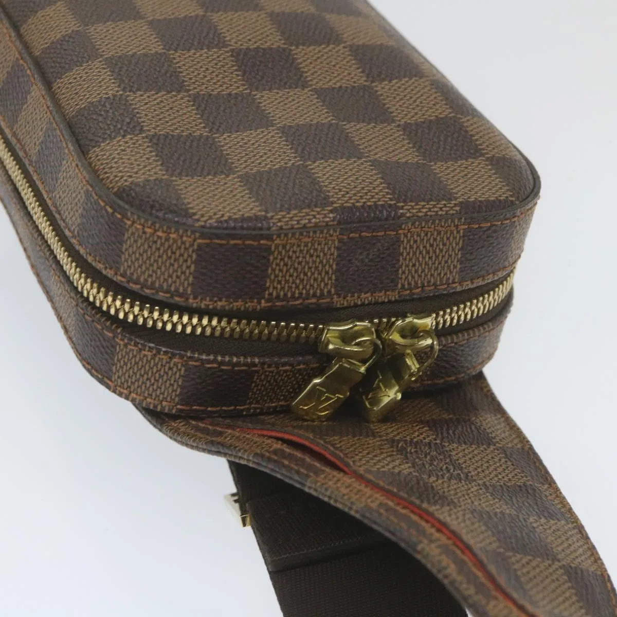 Trendy Inspired Louis Vuitton Damier Ebene Geronimos Shoulder Bag N51994 Lv Auth 59881