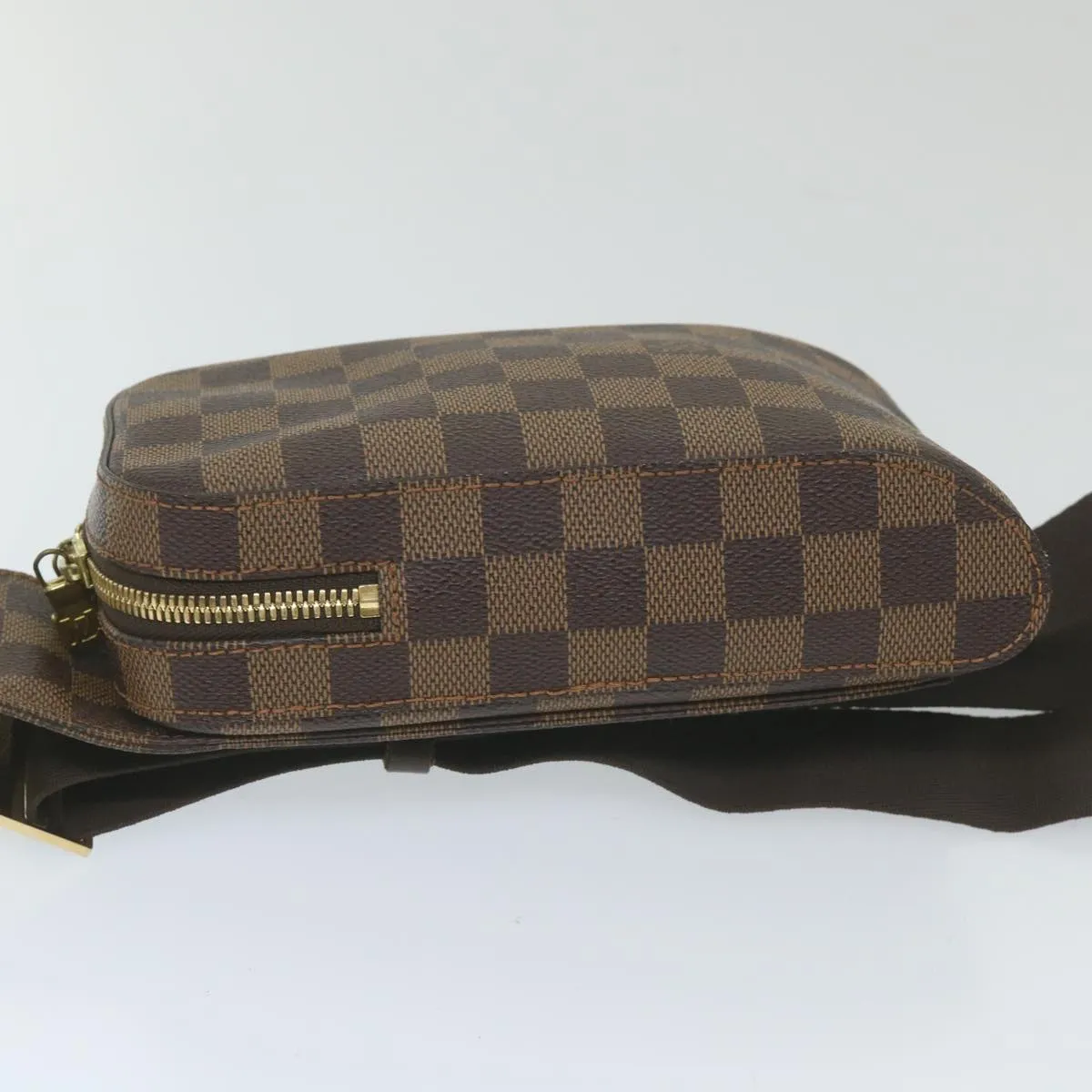 Trendy Inspired Louis Vuitton Damier Ebene Geronimos Shoulder Bag N51994 Lv Auth 59881