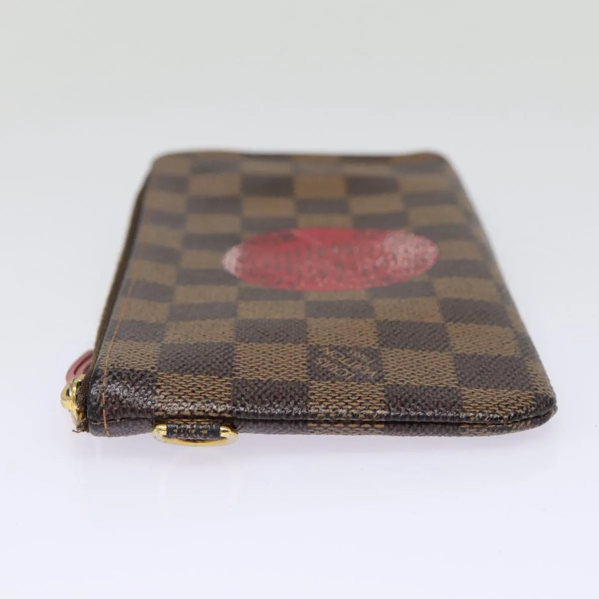 Trendy Inspired Louis Vuitton Damier Ebene T&b Portefeuille Complice Wallet N61740 Auth Bs17260