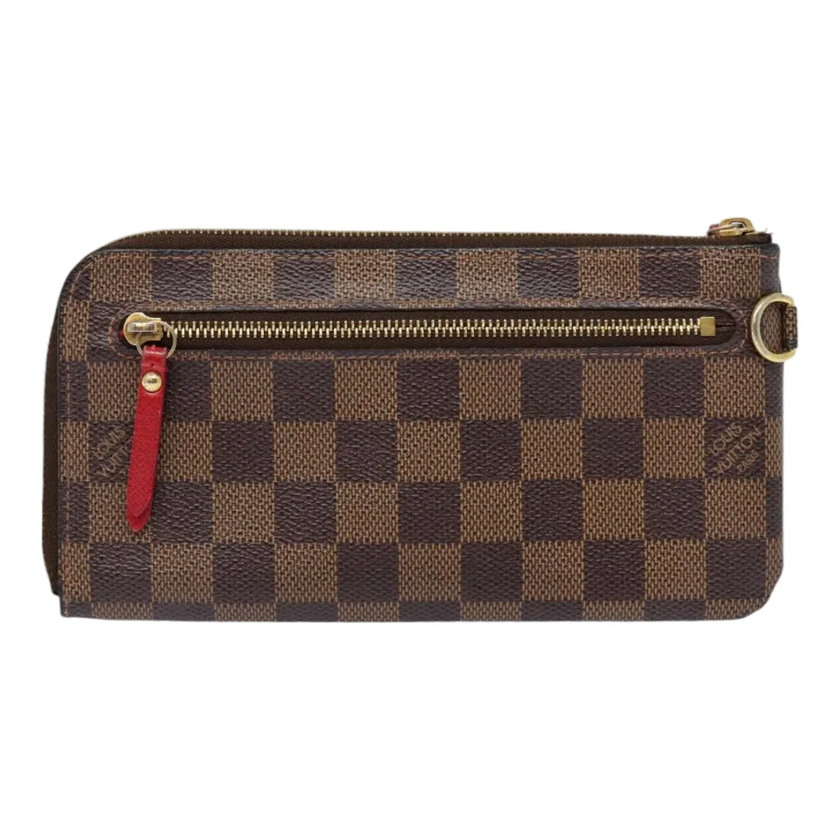 Trendy Inspired Louis Vuitton Damier Ebene T&b Portefeuille Complice Wallet N61740 Auth Bs17260