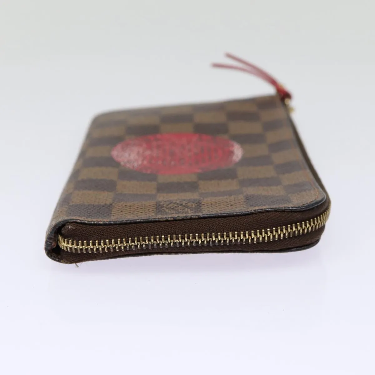 Trendy Inspired Louis Vuitton Damier Ebene T&b Portefeuille Complice Wallet N61740 Auth Bs17260