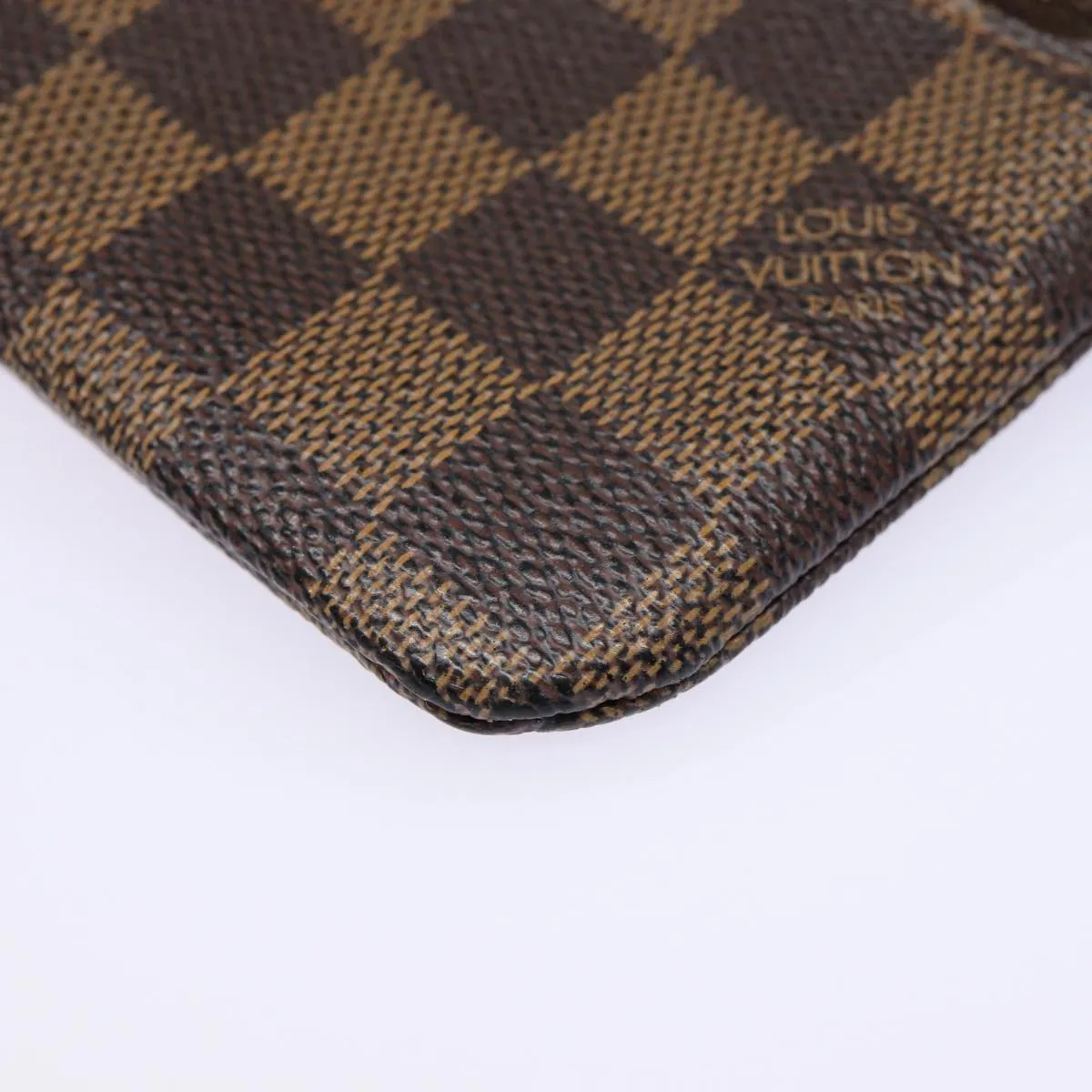 Trendy Inspired Louis Vuitton Damier Ebene T&b Portefeuille Complice Wallet N61740 Auth Bs17260