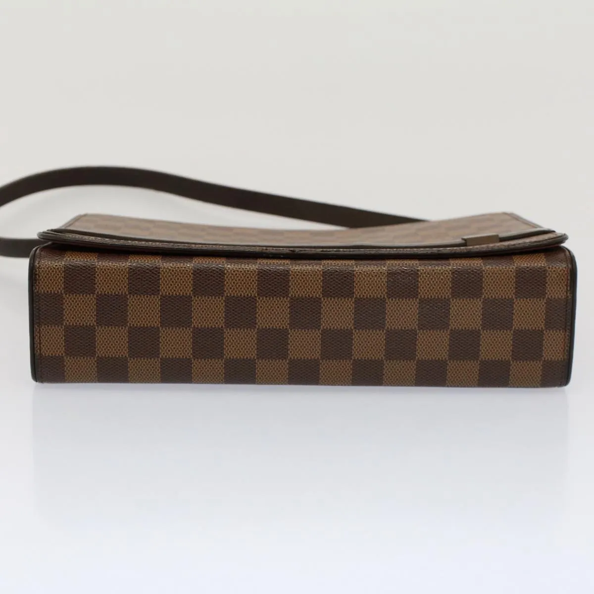 Trendy Inspired Louis Vuitton Damier Ebene Tribeca Carre Shoulder Bag N51161 Lv Auth Rd5855