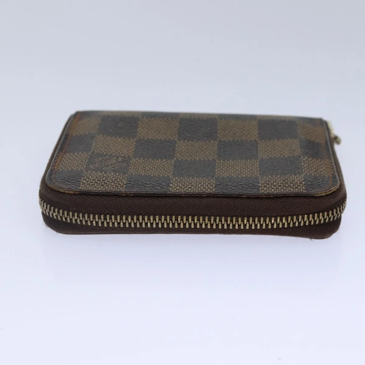 Trendy Inspired Louis Vuitton Damier Ebene Zippy Coin Purse N63070 Lv Auth Bs17148