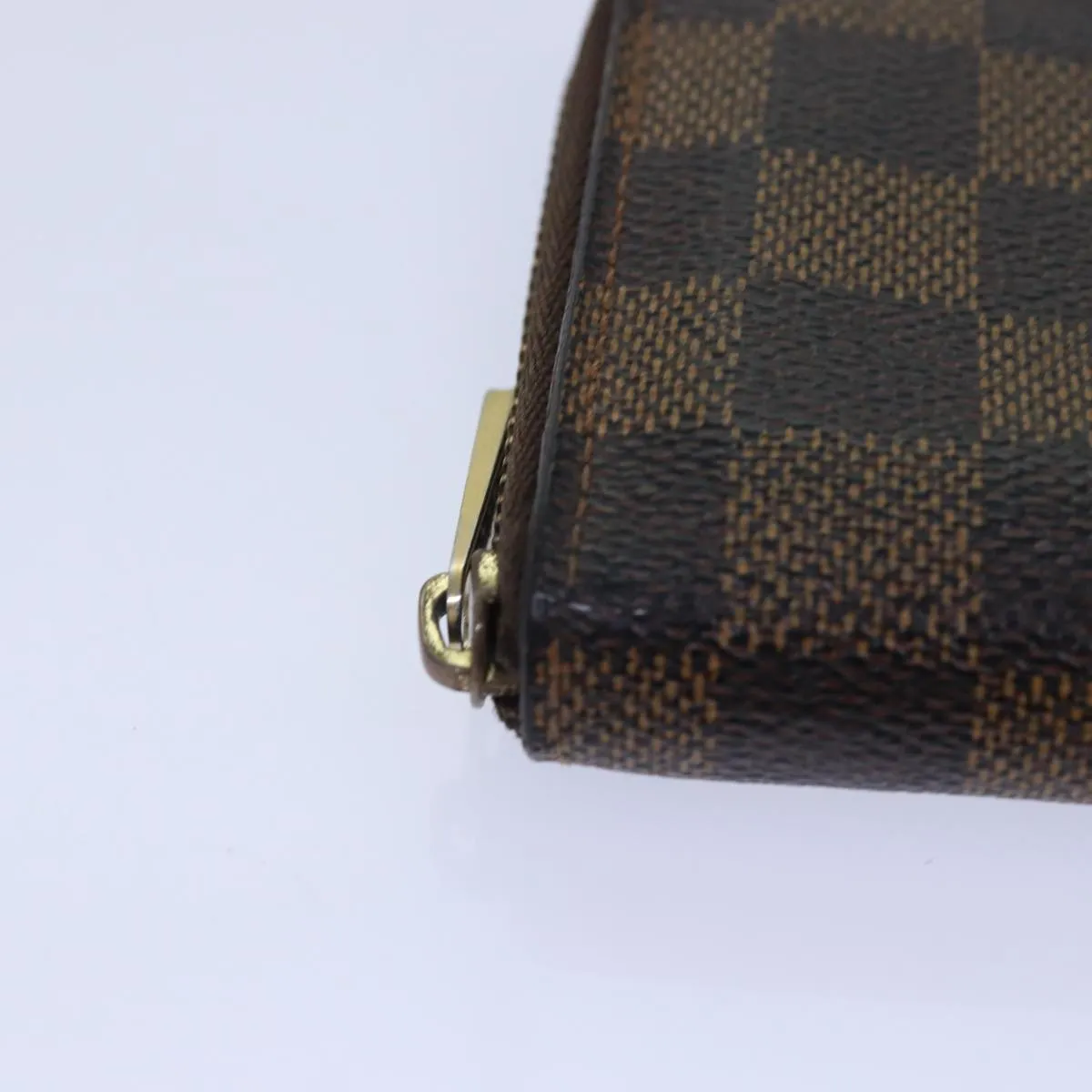 Trendy Inspired Louis Vuitton Damier Ebene Zippy Coin Purse N63070 Lv Auth Bs17148