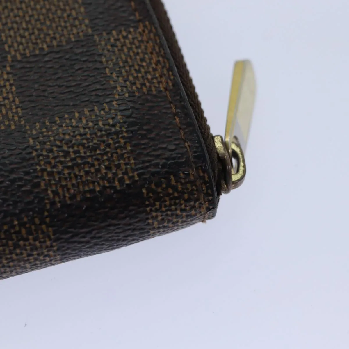 Trendy Inspired Louis Vuitton Damier Ebene Zippy Coin Purse N63070 Lv Auth Bs17148