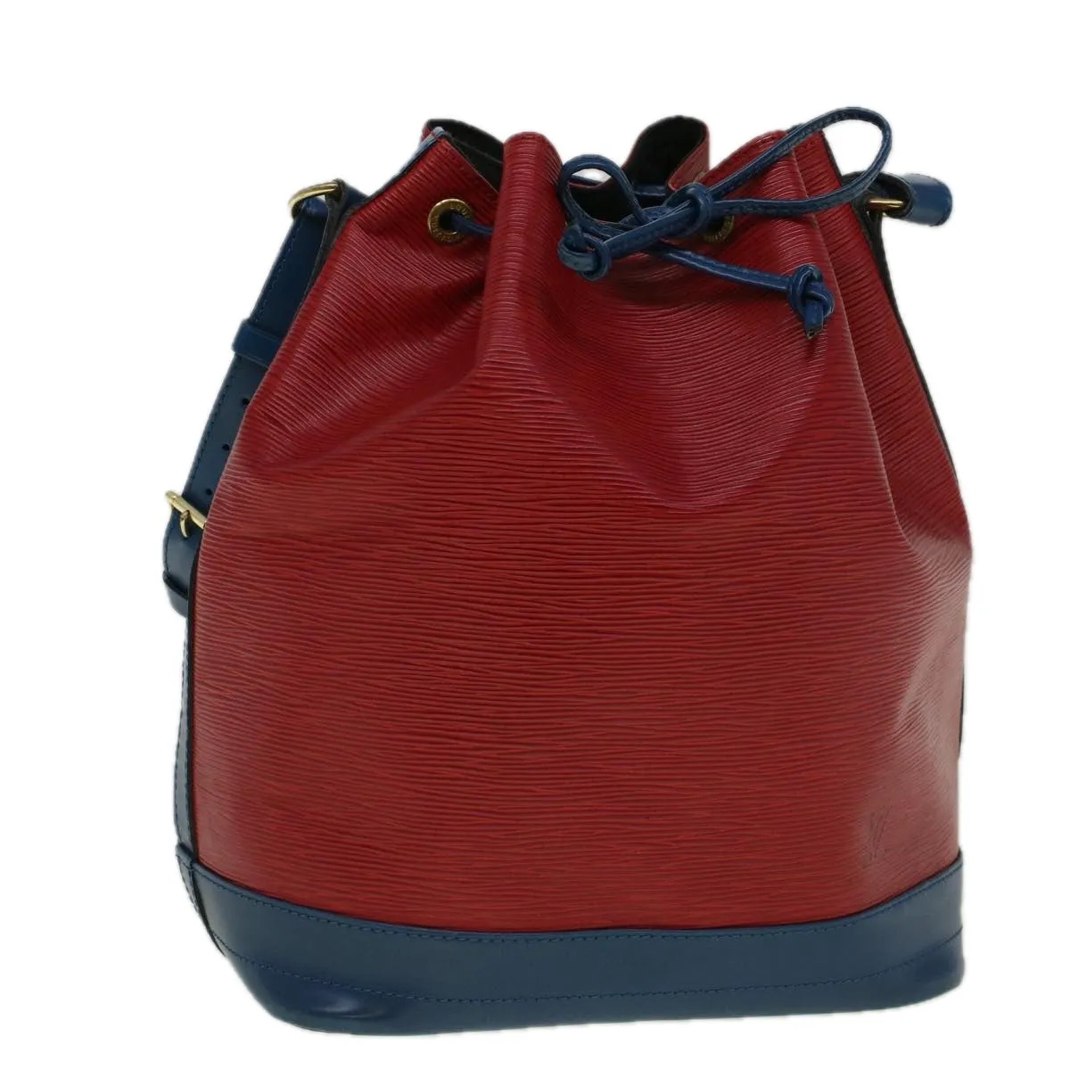 Trendy Inspired Louis Vuitton Epi Noe Shoulder Bag Bicolor Red Blue M44084 Lv Auth 58724