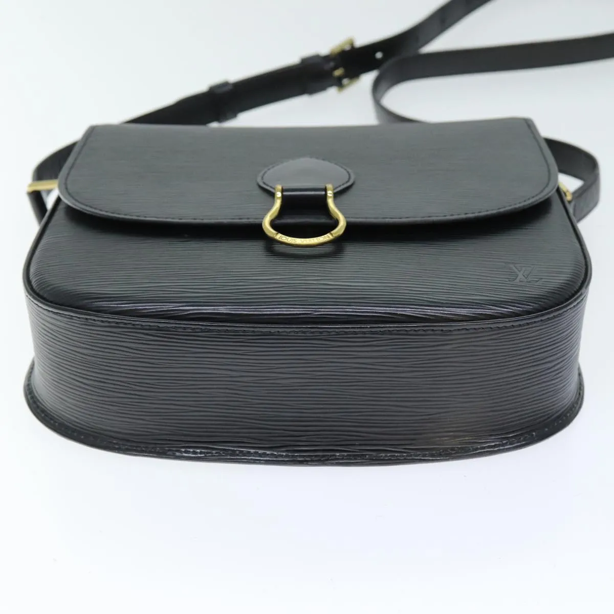 Trendy Inspired Louis Vuitton Epi Saint Cloud Gm Shoulder Bag Black M52192 Lv Auth Yk12522