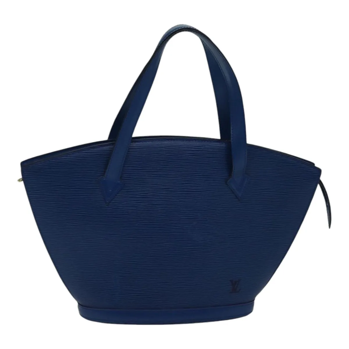 Trendy Inspired Louis Vuitton Epi Saint Jacques Shoulder Bag Blue M52275 Lv Auth Ki4902