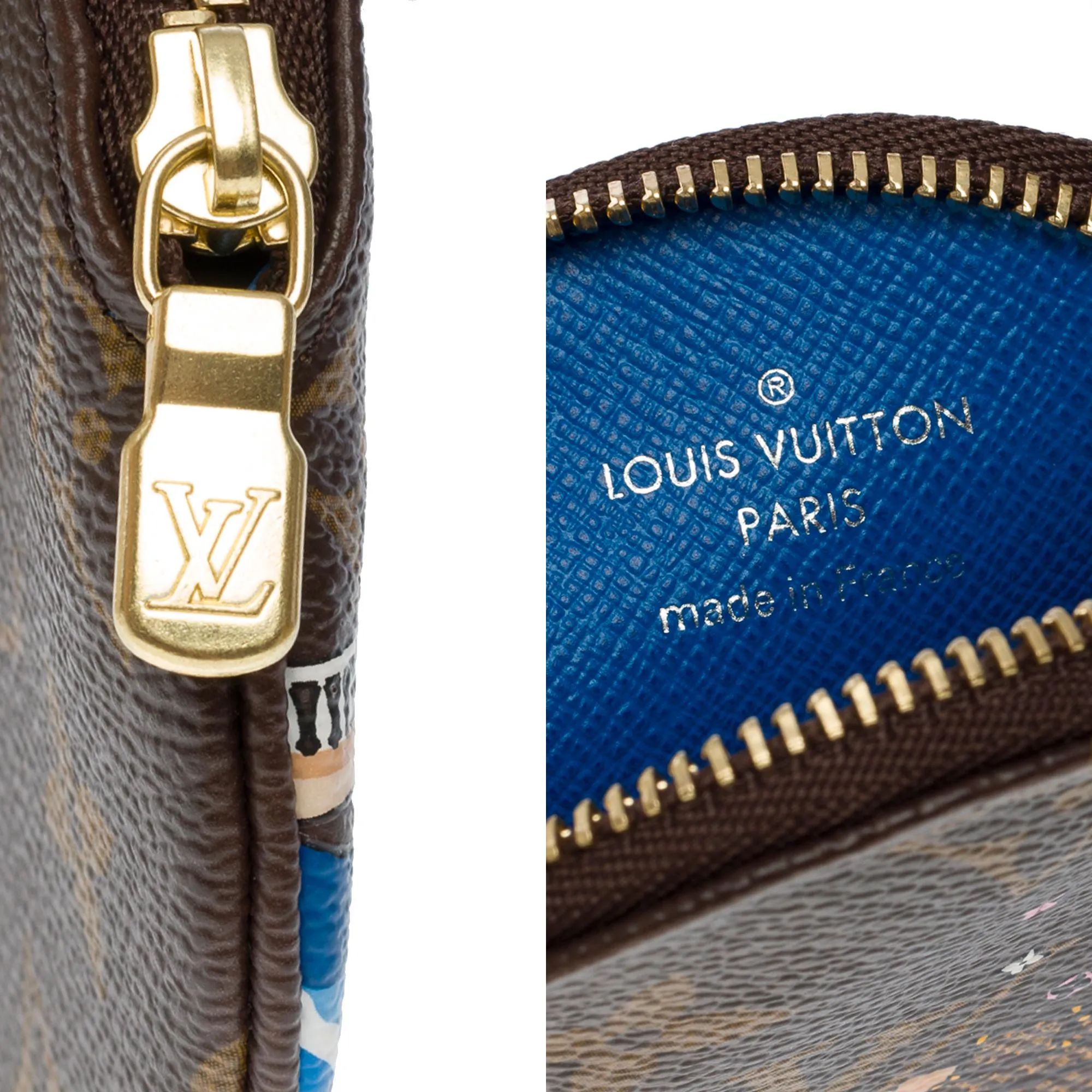 Trendy Inspired Louis Vuitton Limited Edition Vivienne Doll Coin Purse In Brown Monogram, Ghw