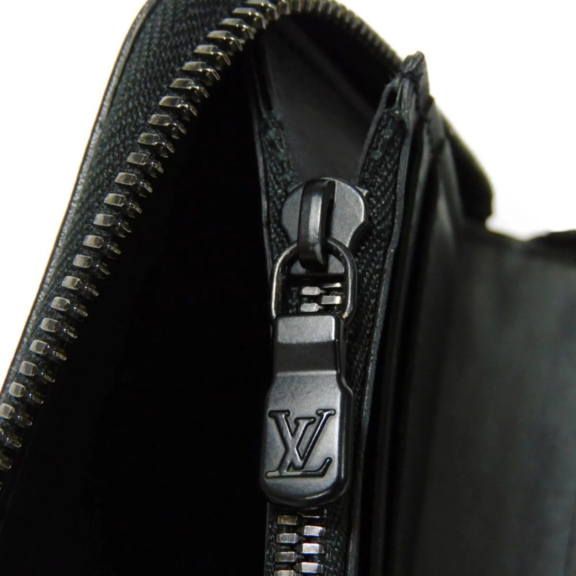 Trendy Inspired Louis Vuitton Long Wallet Zippy Vertical Lv Logo Black New Round Zipper Monogram Shadow Noir M62902 Men's Bill Purse