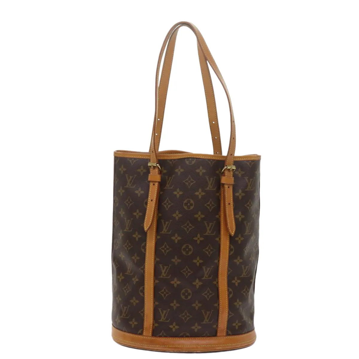 Trendy Inspired Louis Vuitton Monogram Bucket Gm Shoulder Bag M42236 Lv Auth Kk205