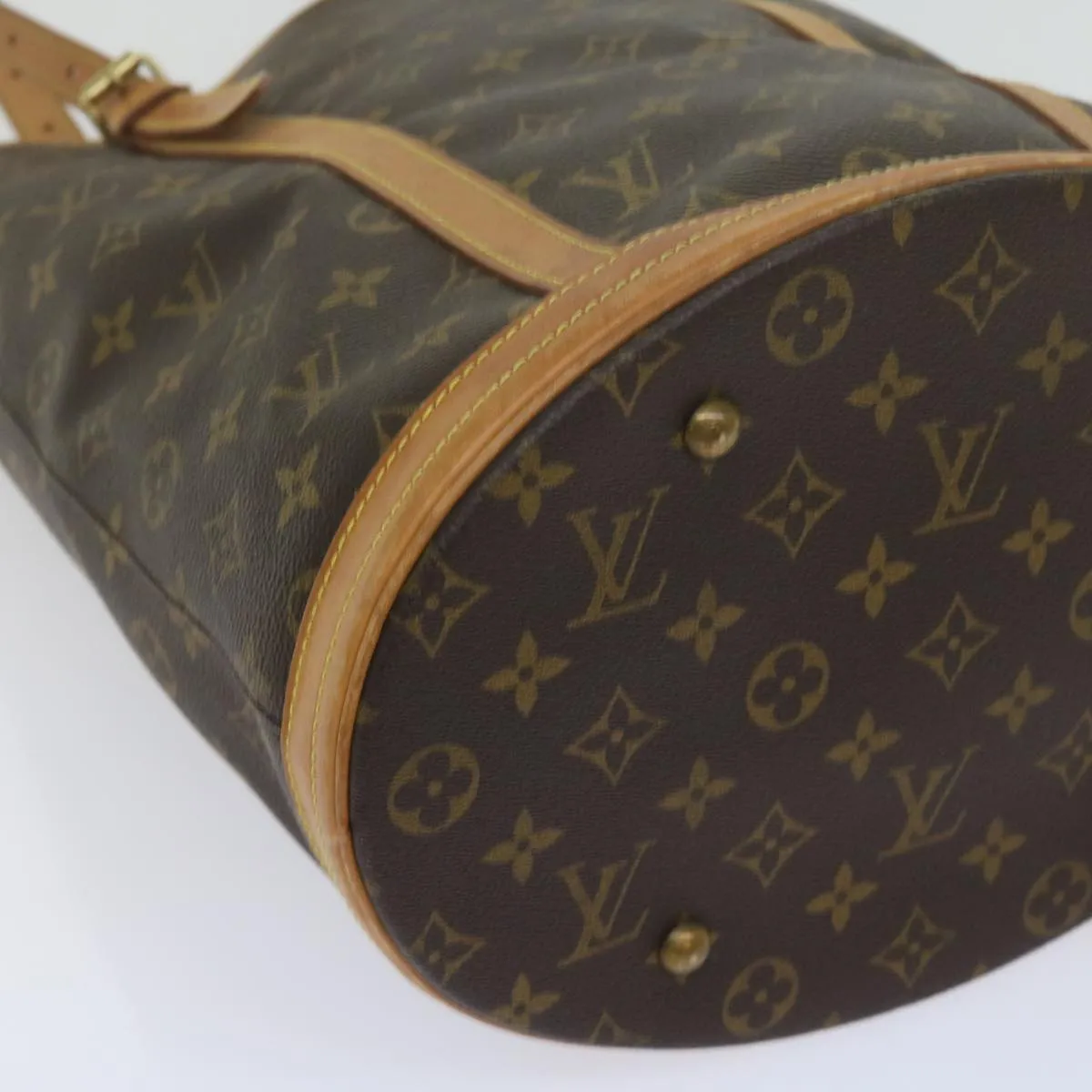 Trendy Inspired Louis Vuitton Monogram Bucket Gm Shoulder Bag M42236 Lv Auth Kk205