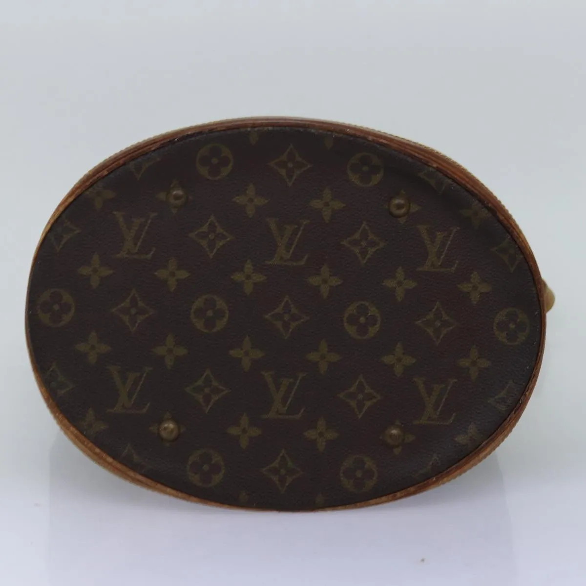 Trendy Inspired Louis Vuitton Monogram Bucket Gm Shoulder Bag Vintage M42236 Lv Auth Bs14144