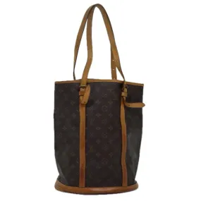 Trendy Inspired Louis Vuitton Monogram Bucket Gm Shoulder Bag Vintage M42236 Lv Auth Bs14144