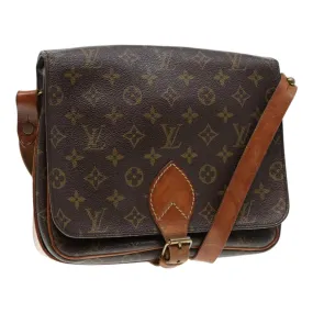 Trendy Inspired Louis Vuitton Monogram Cartouchiere Gm Shoulder Bag M51252 Lv Auth Bs17508