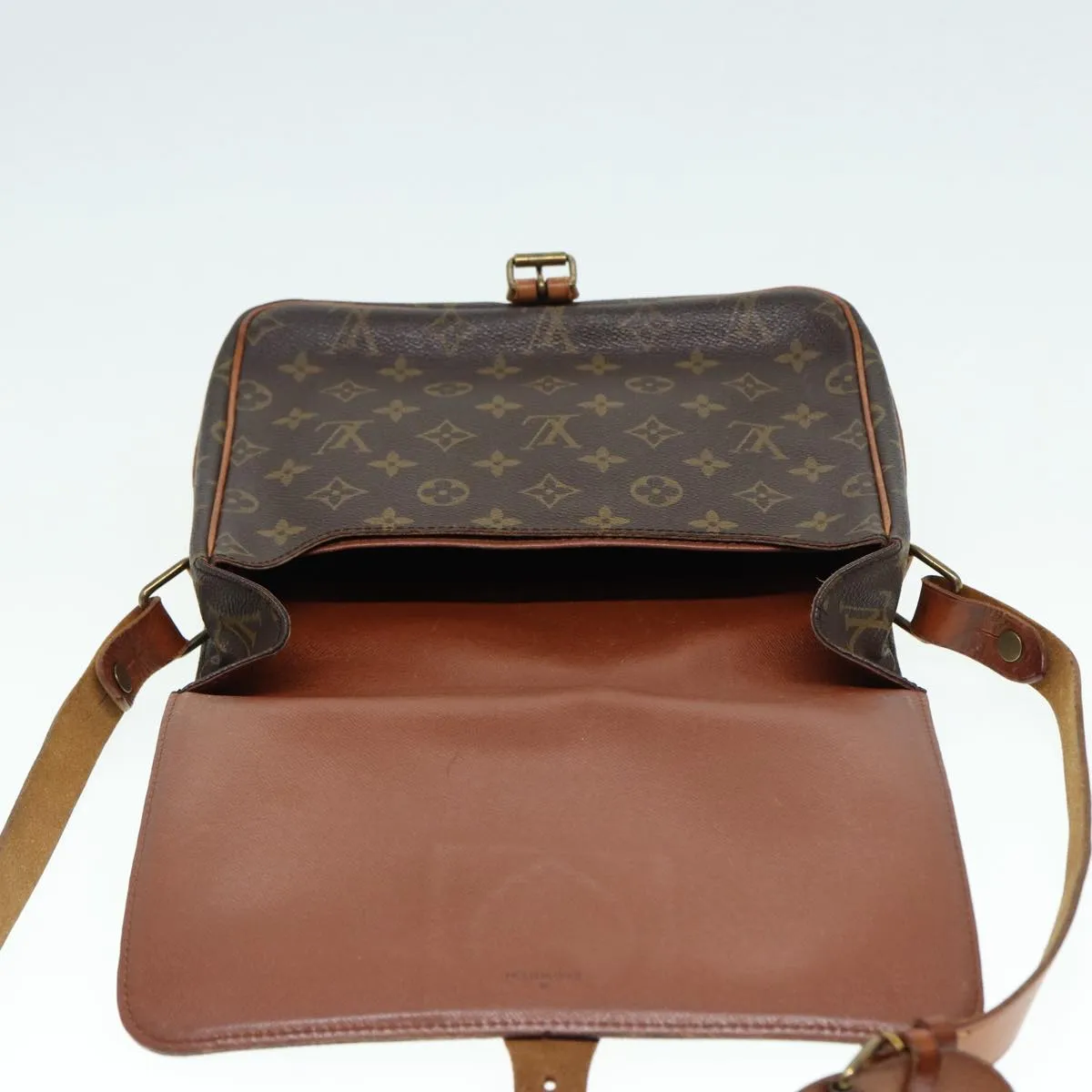 Trendy Inspired Louis Vuitton Monogram Cartouchiere Gm Shoulder Bag M51252 Lv Auth Bs17508