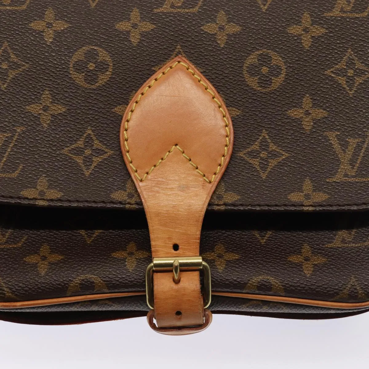 Trendy Inspired Louis Vuitton Monogram Cartouchiere Mm Shoulder Bag M51253 Lv Auth 87201