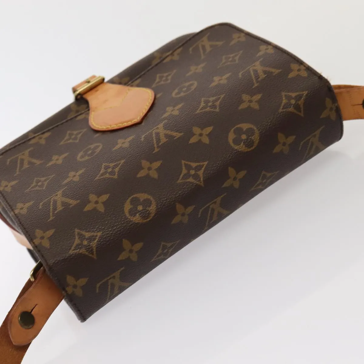 Trendy Inspired Louis Vuitton Monogram Cartouchiere Mm Shoulder Bag M51253 Lv Auth 87201