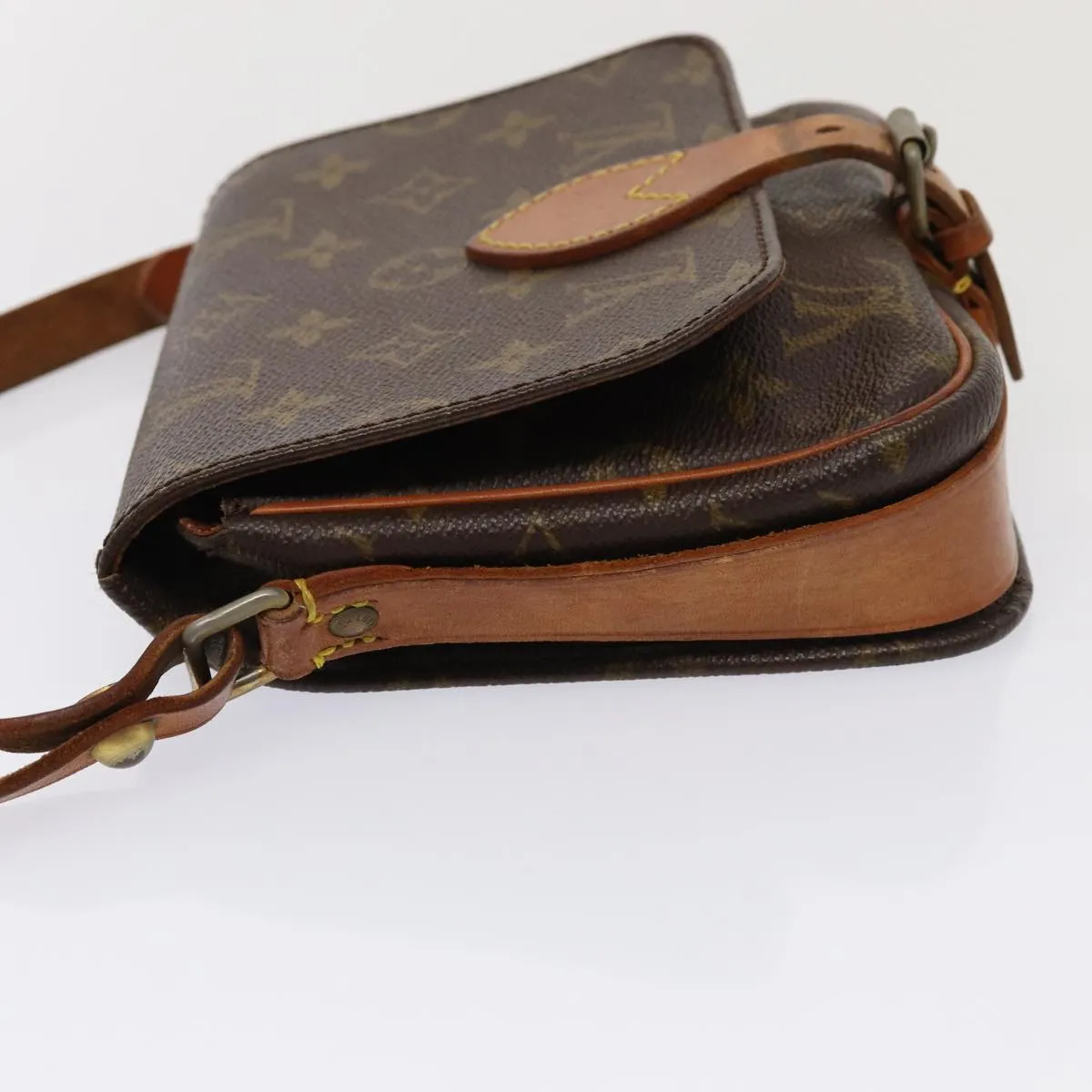 Trendy Inspired Louis Vuitton Monogram Cartouchiere Pm Shoulder Bag M51254 Lv Auth Bs17077