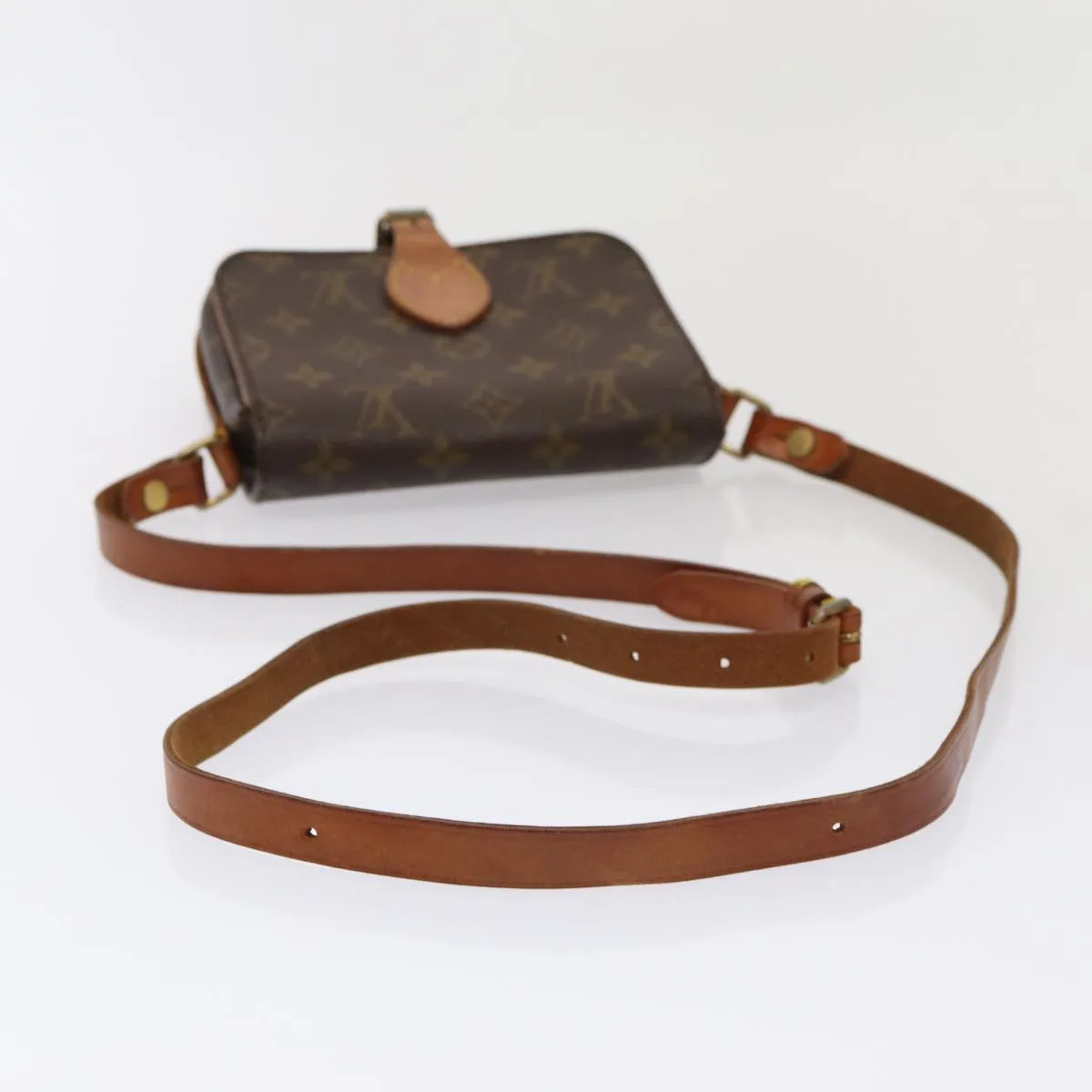 Trendy Inspired Louis Vuitton Monogram Cartouchiere Pm Shoulder Bag M51254 Lv Auth Bs17077