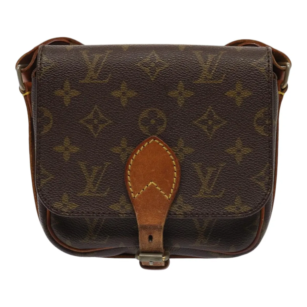 Trendy Inspired Louis Vuitton Monogram Cartouchiere Pm Shoulder Bag M51254 Lv Auth Bs17077