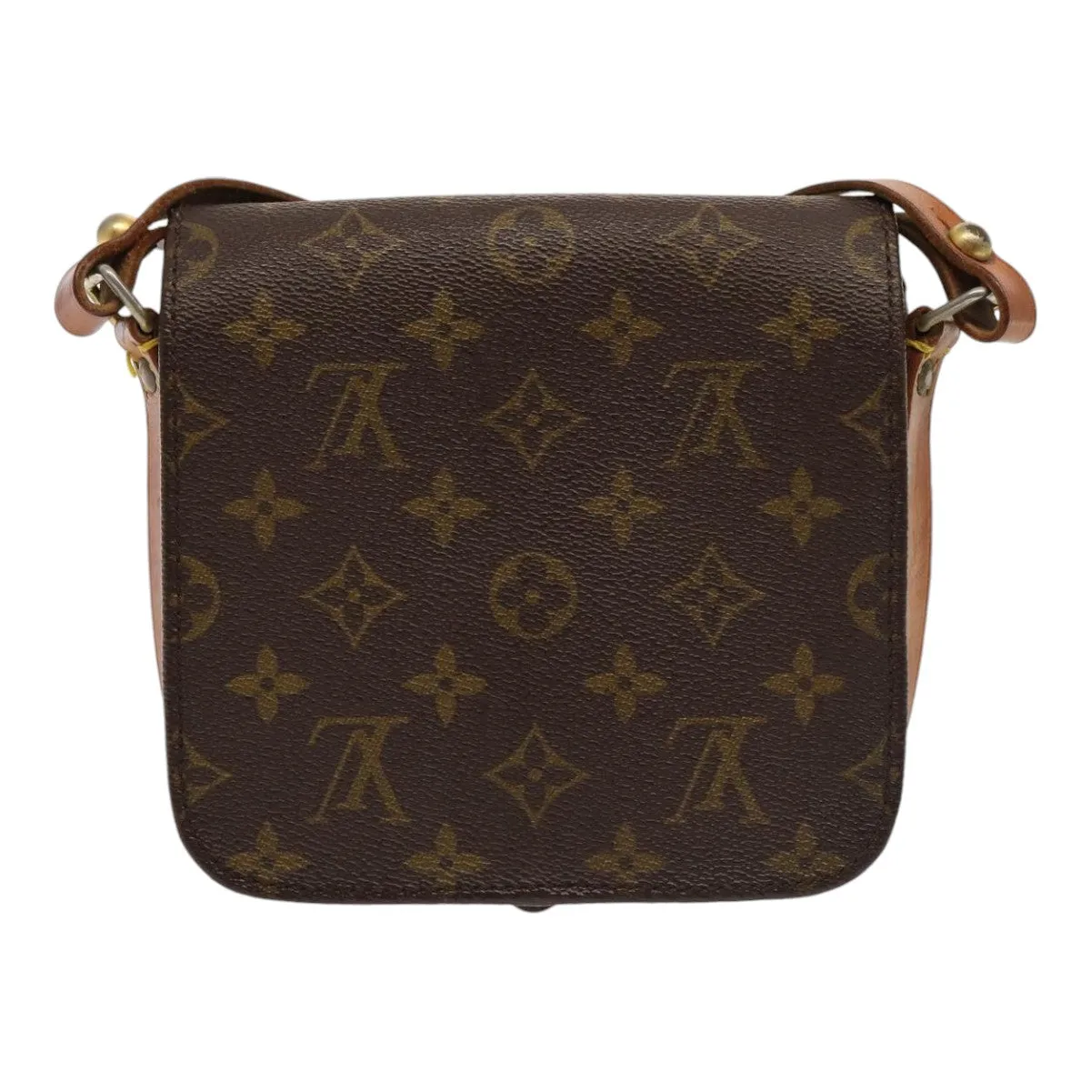 Trendy Inspired Louis Vuitton Monogram Cartouchiere Pm Shoulder Bag M51254 Lv Auth Bs17077