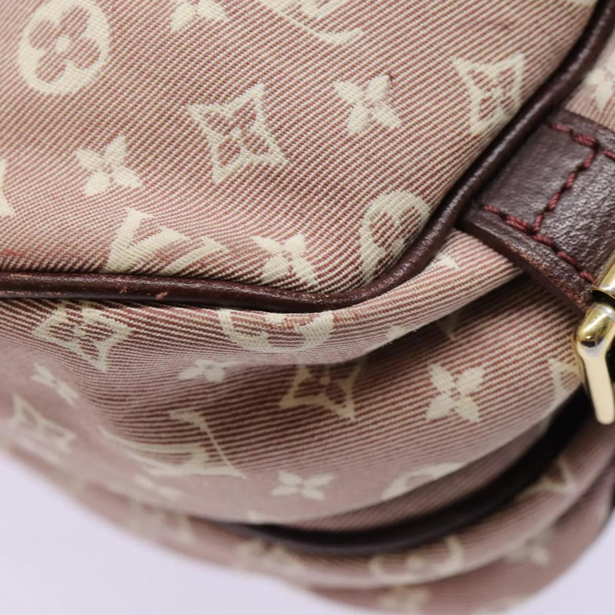 Trendy Inspired Louis Vuitton Monogram Idylle Saumur Pm Shoulder Bag Sepia M40669 Auth Bs17039