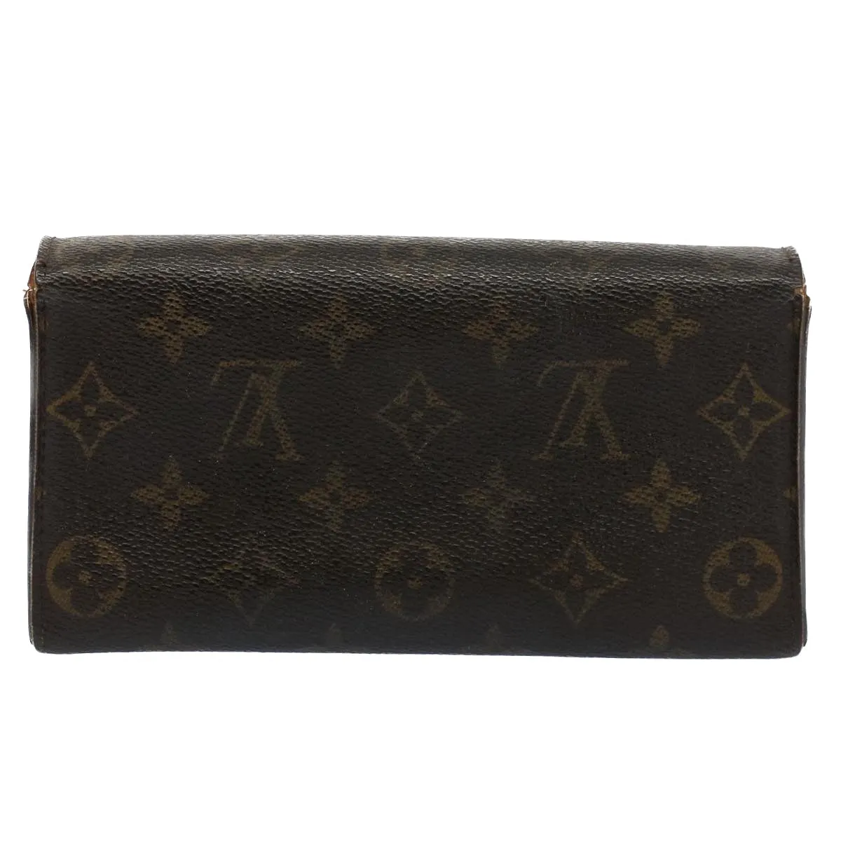 Trendy Inspired Louis Vuitton Monogram Portefeuille Sarah Long Wallet M60531 Lv Auth 56153