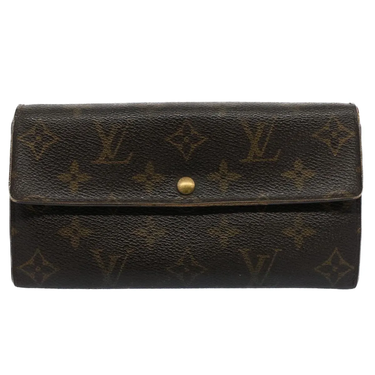 Trendy Inspired Louis Vuitton Monogram Portefeuille Sarah Long Wallet M60531 Lv Auth 56153