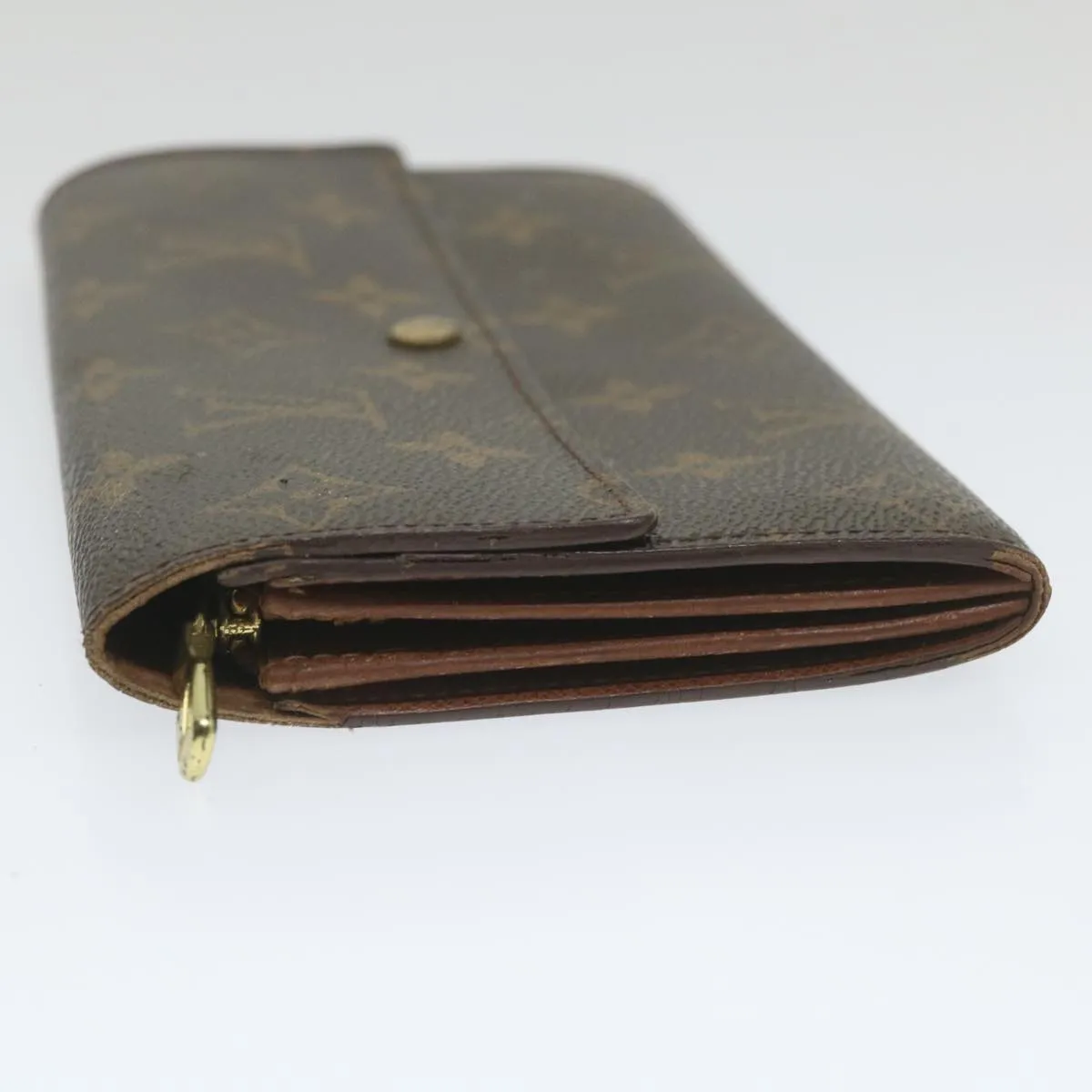 Trendy Inspired Louis Vuitton Monogram Portefeuille Sarah Long Wallet M60531 Lv Auth Bs9879