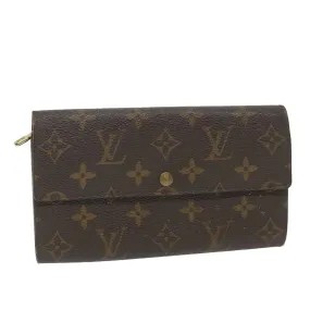 Trendy Inspired Louis Vuitton Monogram Portefeuille Sarah Long Wallet M60531 Lv Auth Bs9879