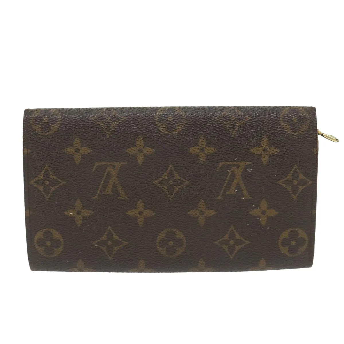 Trendy Inspired Louis Vuitton Monogram Portefeuille Sarah Long Wallet M60531 Lv Auth Bs9879