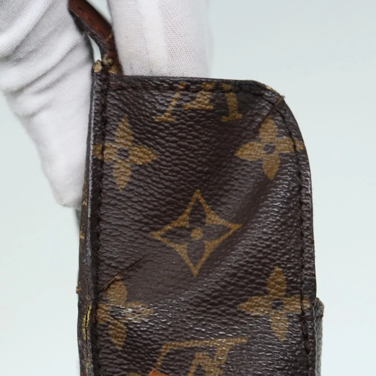 Trendy Inspired Louis Vuitton Monogram Saint Cloud Gm Shoulder Bag M51242 Lv Auth 89298