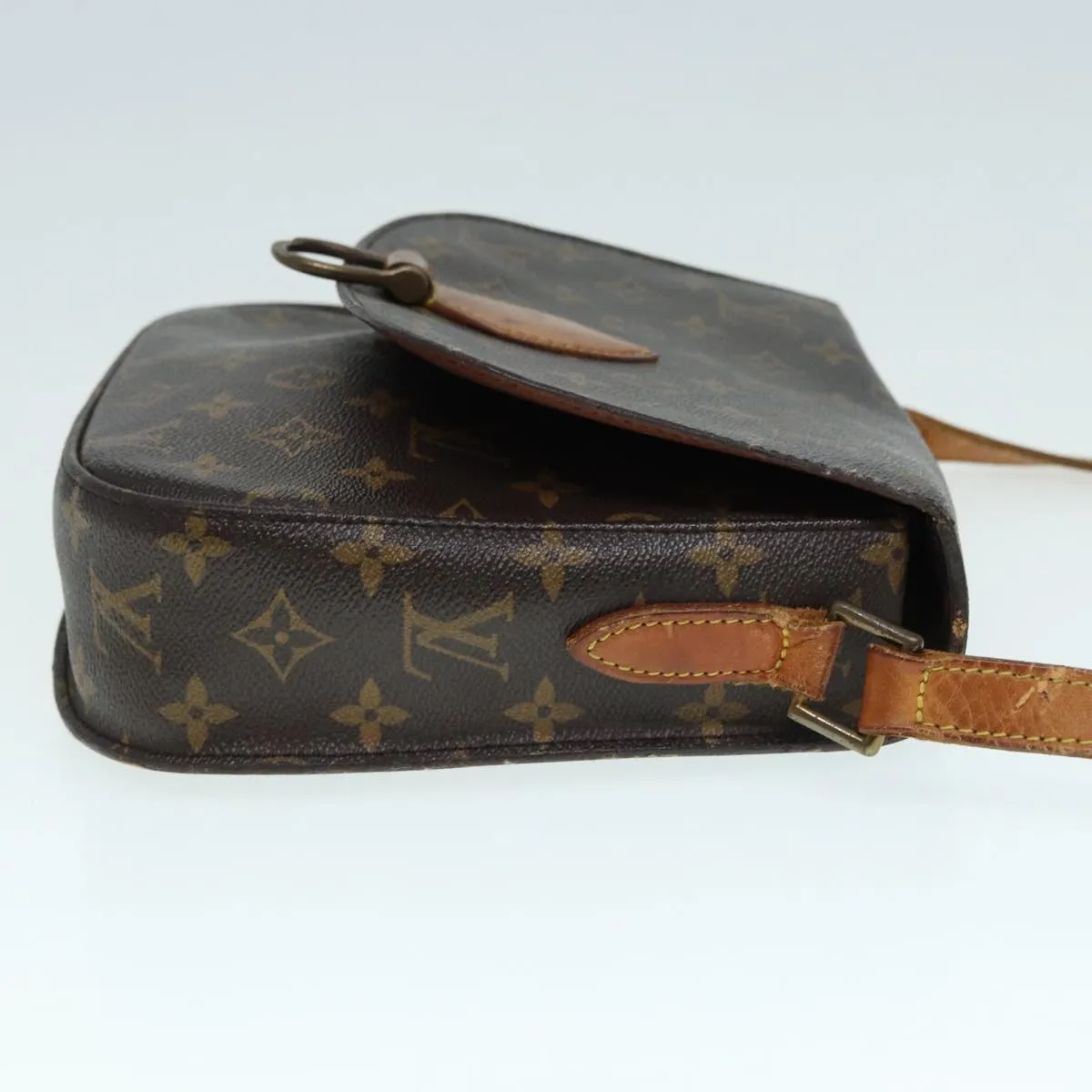 Trendy Inspired Louis Vuitton Monogram Saint Cloud Gm Shoulder Bag M51242 Lv Auth 89298