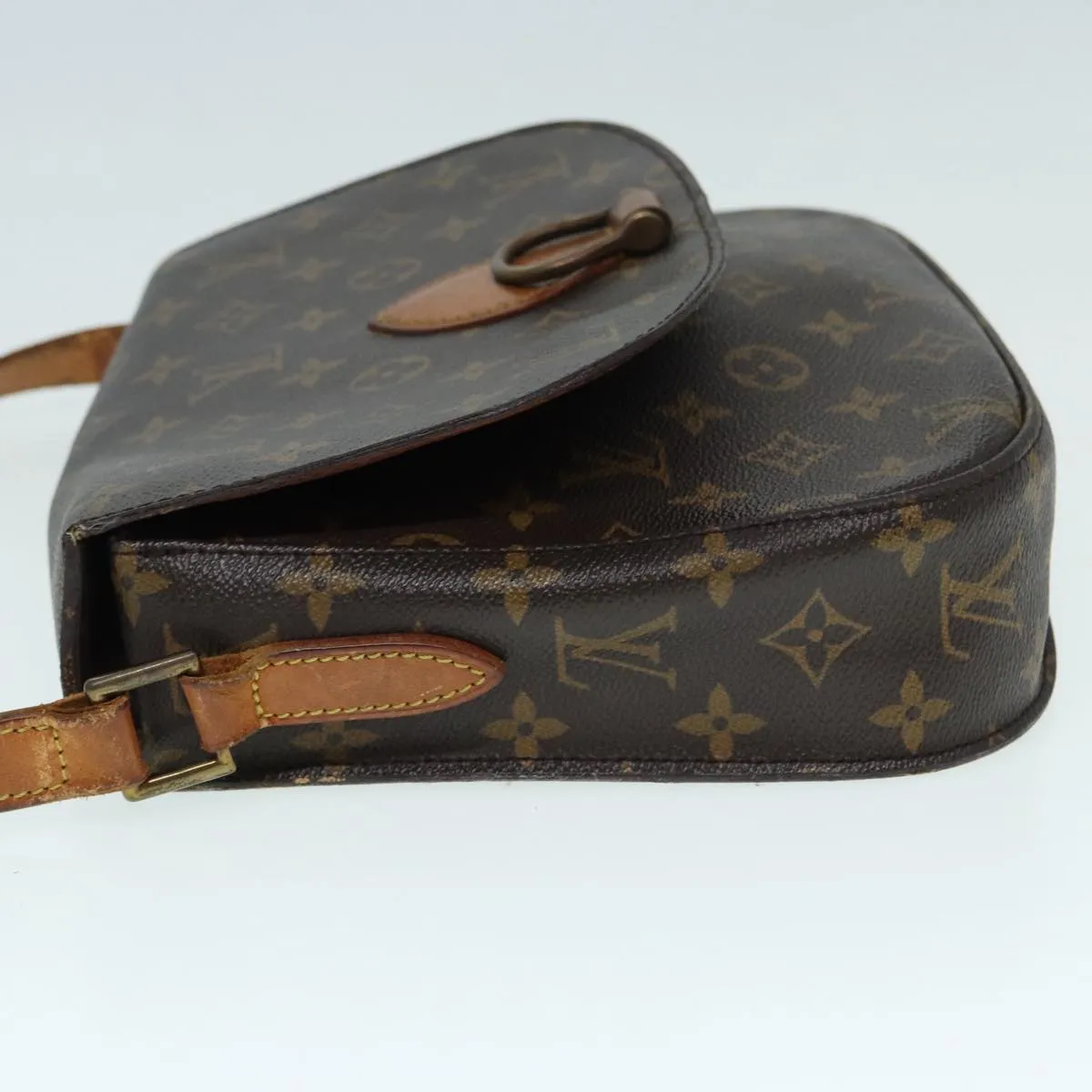 Trendy Inspired Louis Vuitton Monogram Saint Cloud Gm Shoulder Bag M51242 Lv Auth 89298