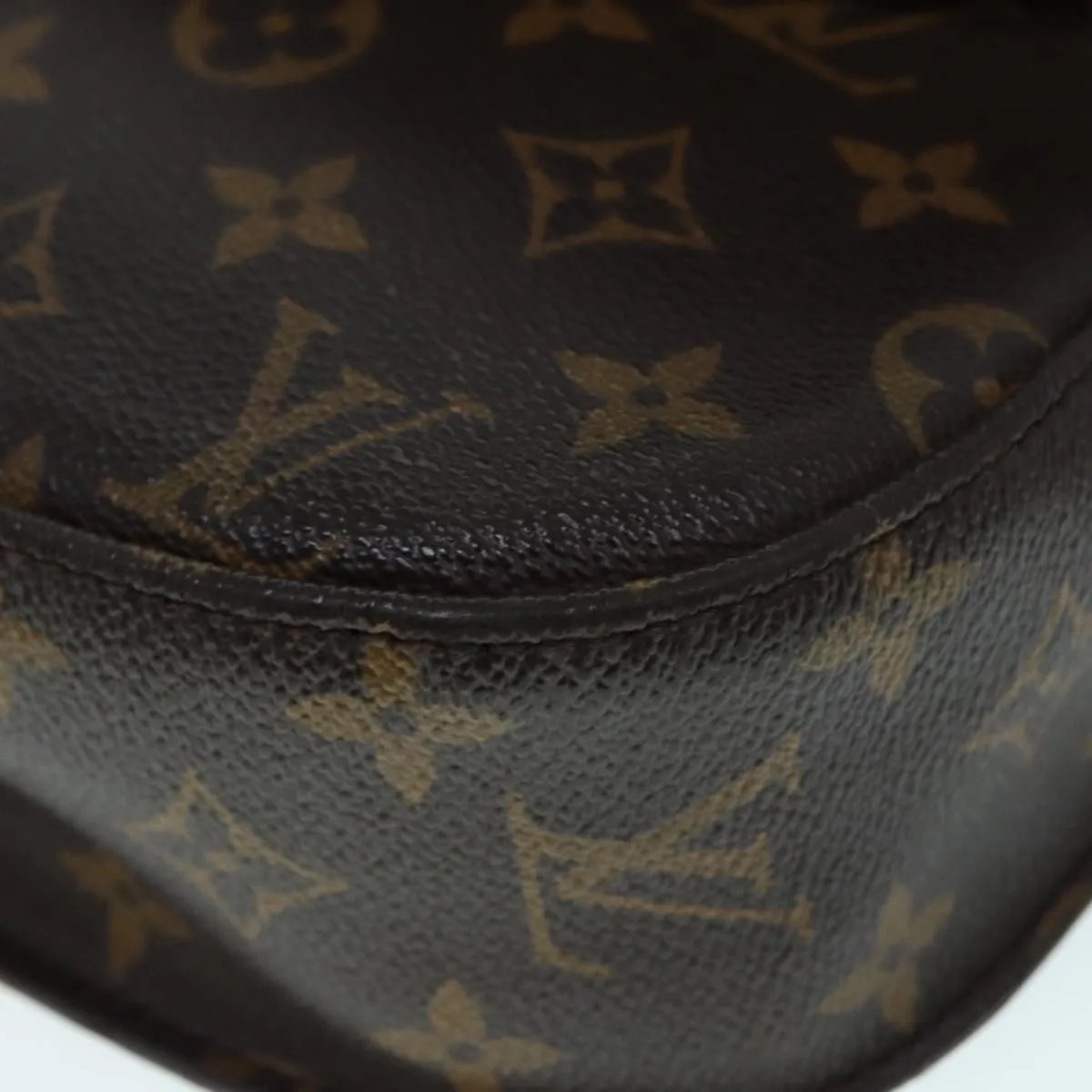 Trendy Inspired Louis Vuitton Monogram Saint Cloud Gm Shoulder Bag M51242 Lv Auth 89298