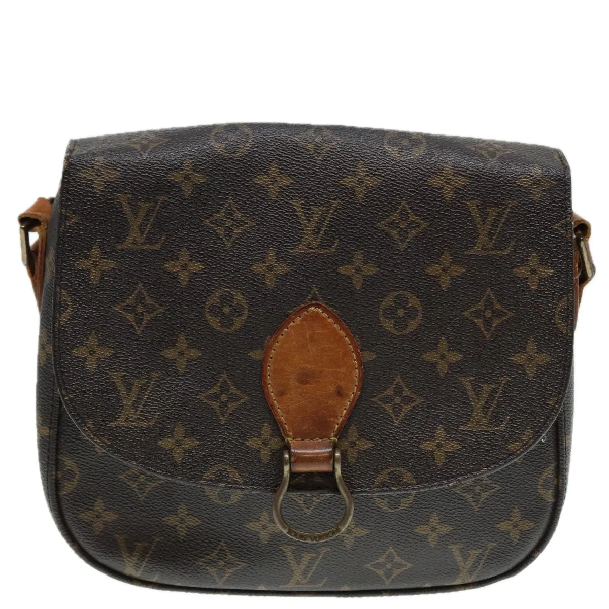 Trendy Inspired Louis Vuitton Monogram Saint Cloud Gm Shoulder Bag M51242 Lv Auth 89298