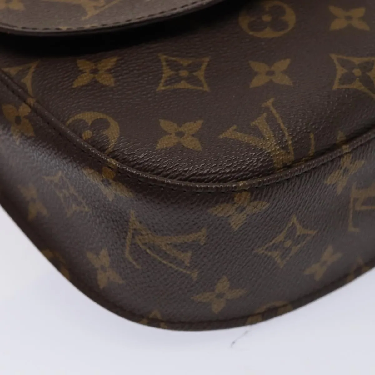 Trendy Inspired Louis Vuitton Monogram Saint Cloud Gm Shoulder Bag M51242 Lv Auth Ar12475