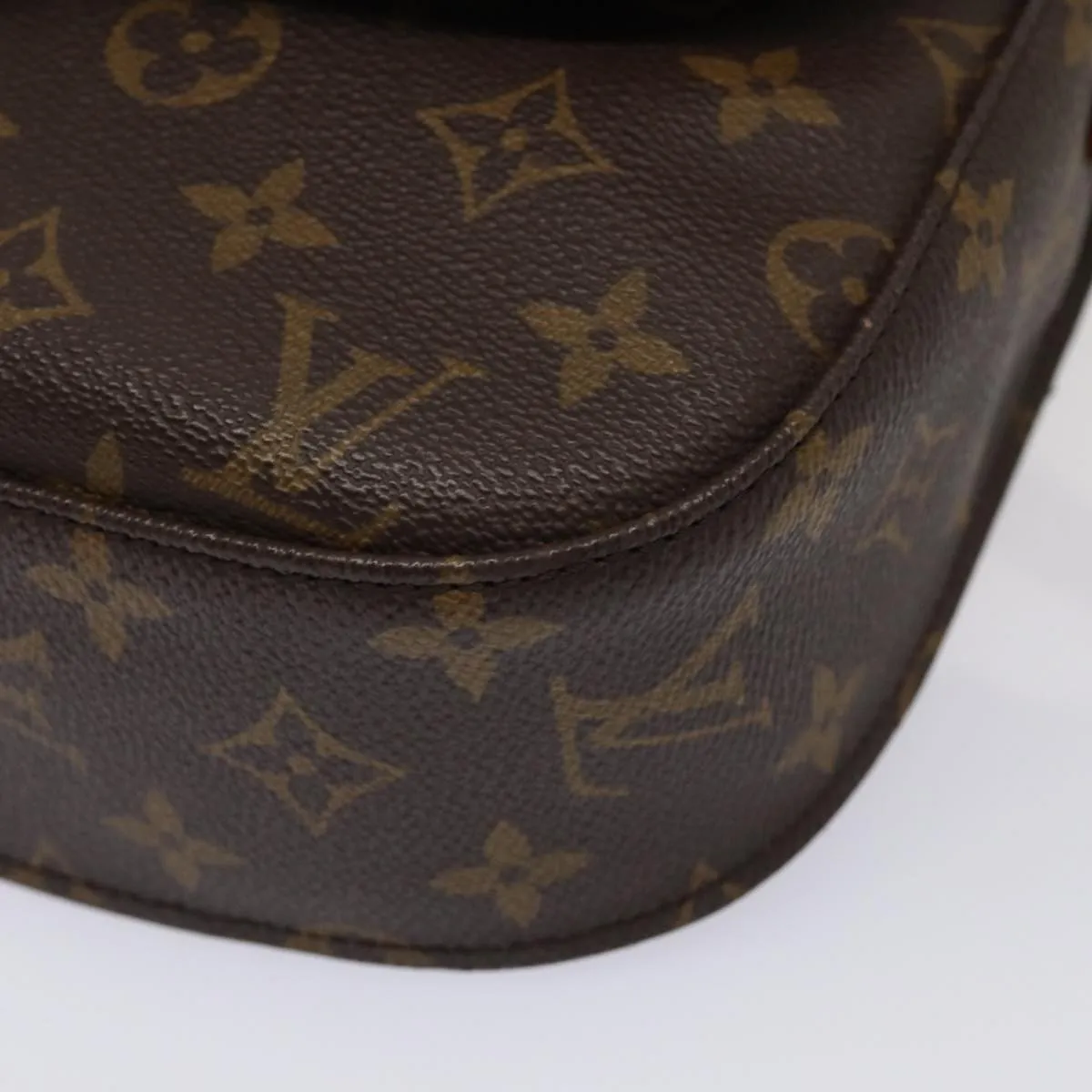 Trendy Inspired Louis Vuitton Monogram Saint Cloud Gm Shoulder Bag M51242 Lv Auth Ar12475