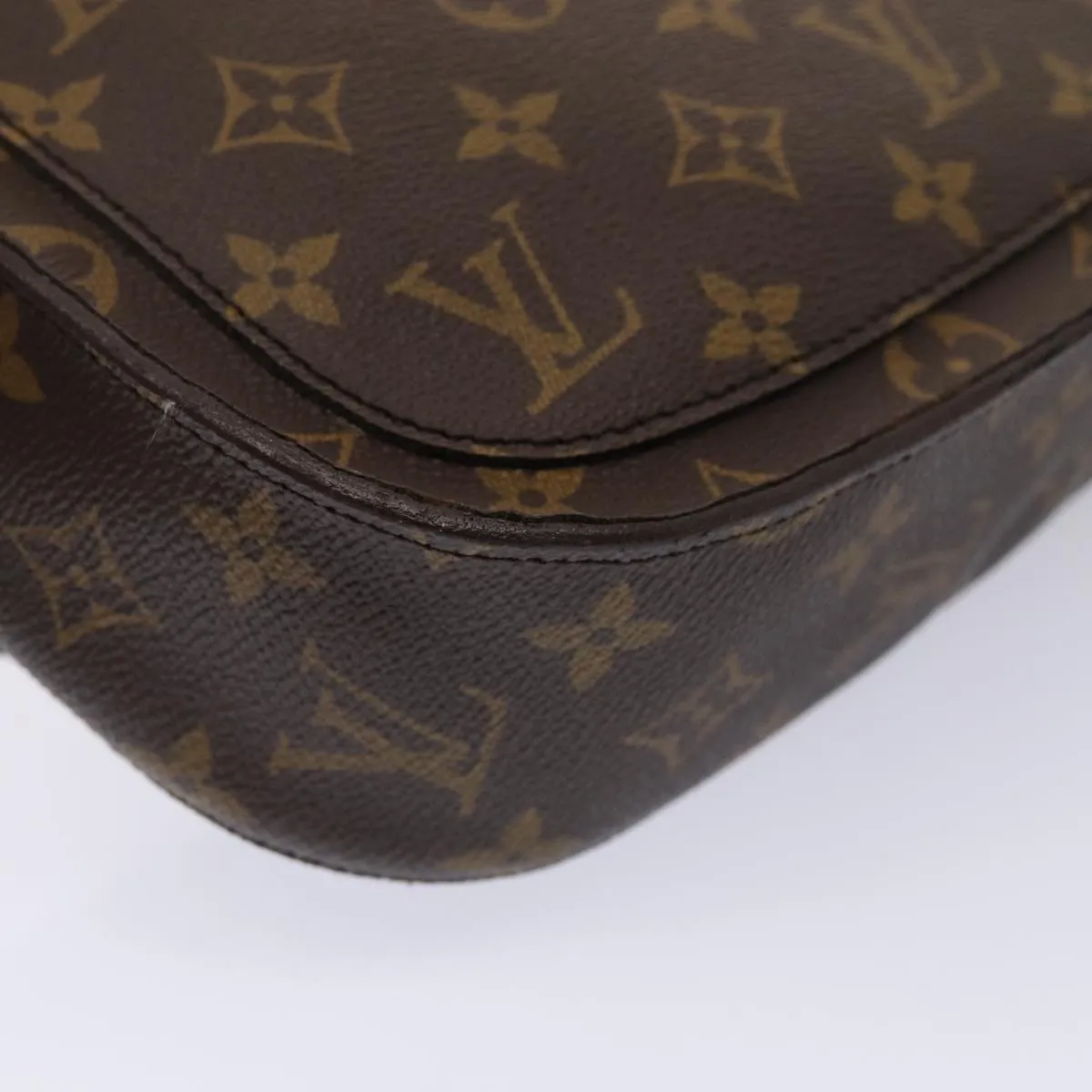 Trendy Inspired Louis Vuitton Monogram Saint Cloud Gm Shoulder Bag M51242 Lv Auth Ar12475