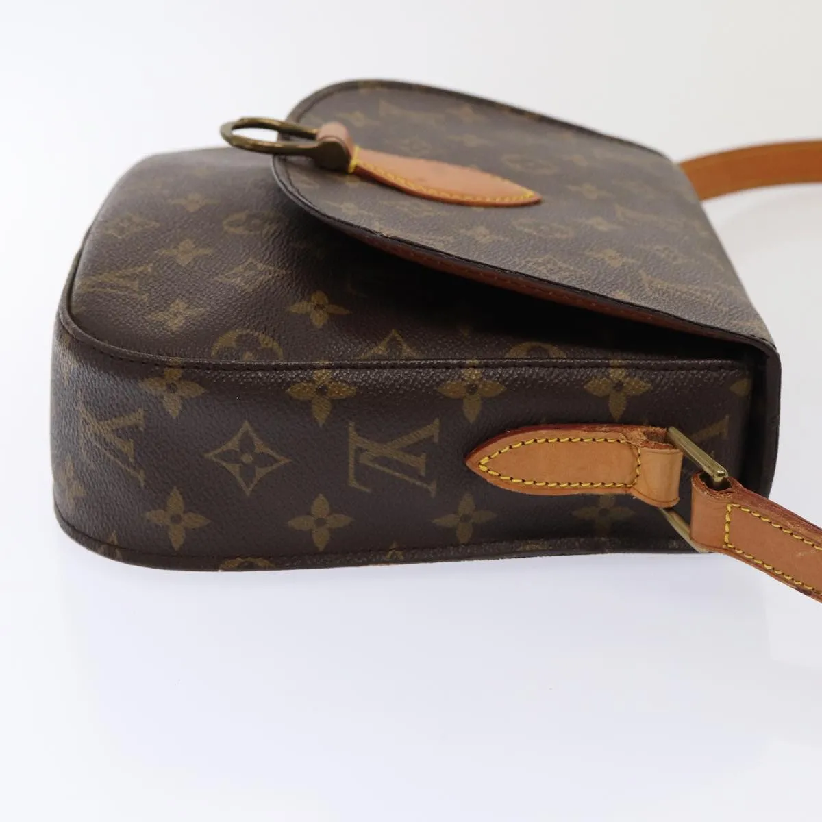 Trendy Inspired Louis Vuitton Monogram Saint Cloud Gm Shoulder Bag M51242 Lv Auth Ar12475