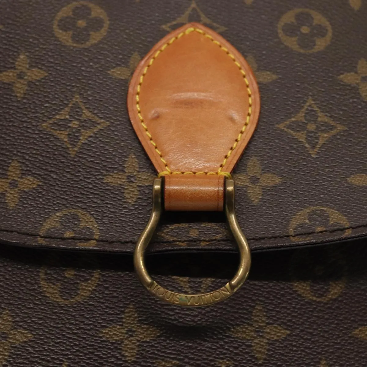 Trendy Inspired Louis Vuitton Monogram Saint Cloud Gm Shoulder Bag M51242 Lv Auth Ar12475