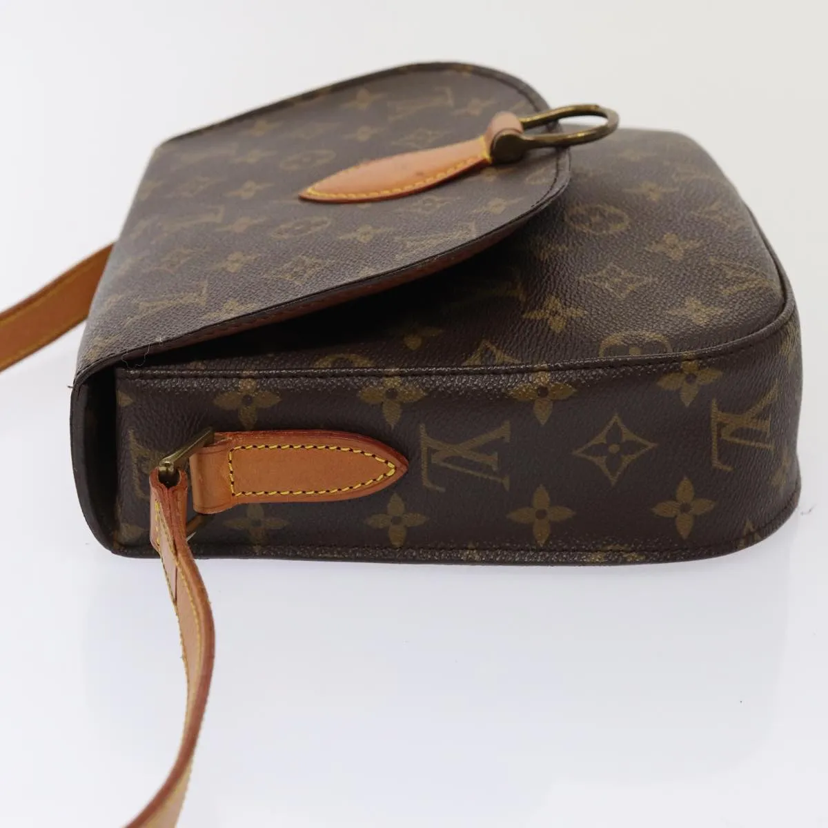 Trendy Inspired Louis Vuitton Monogram Saint Cloud Gm Shoulder Bag M51242 Lv Auth Ar12475