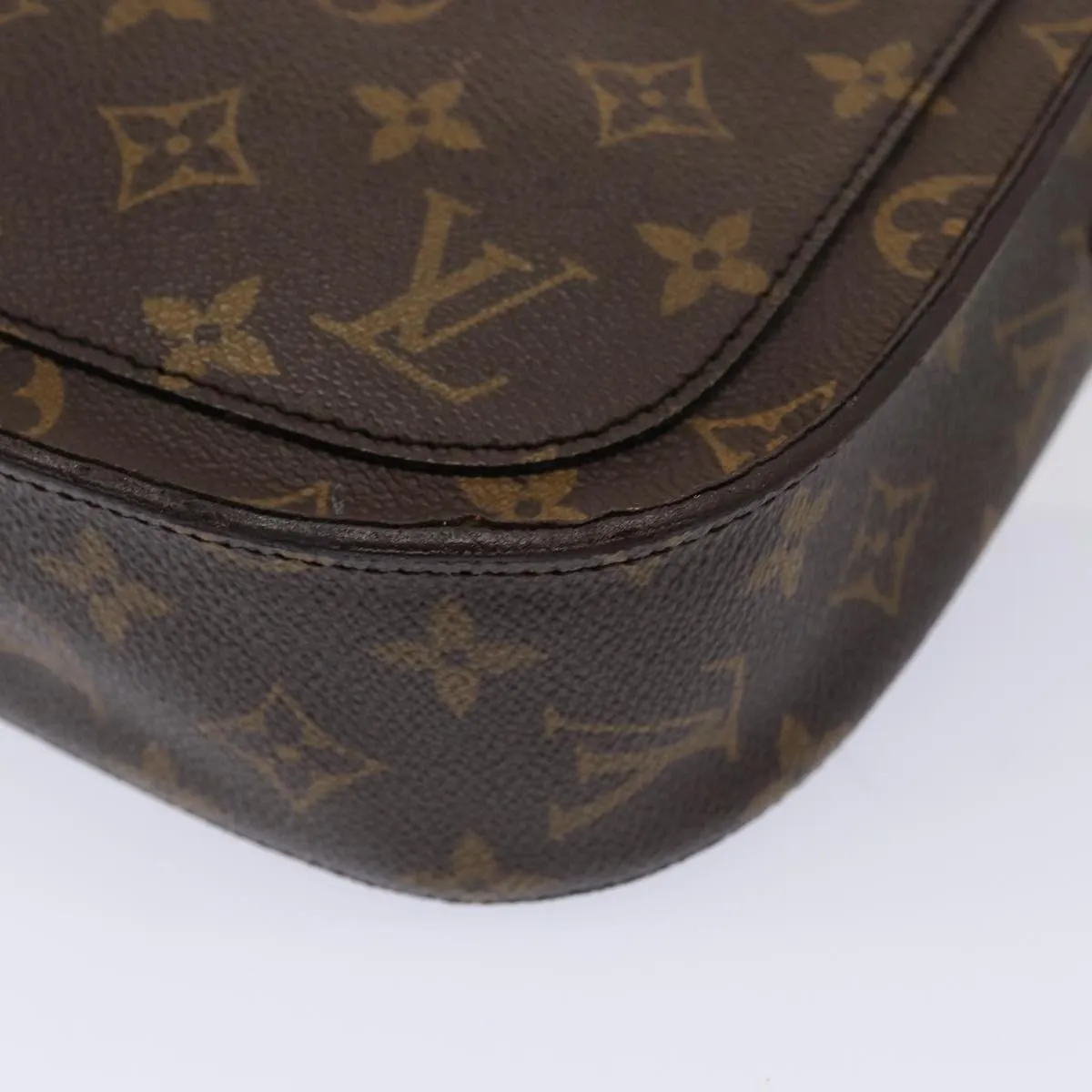 Trendy Inspired Louis Vuitton Monogram Saint Cloud Gm Shoulder Bag M51242 Lv Auth Ar12475