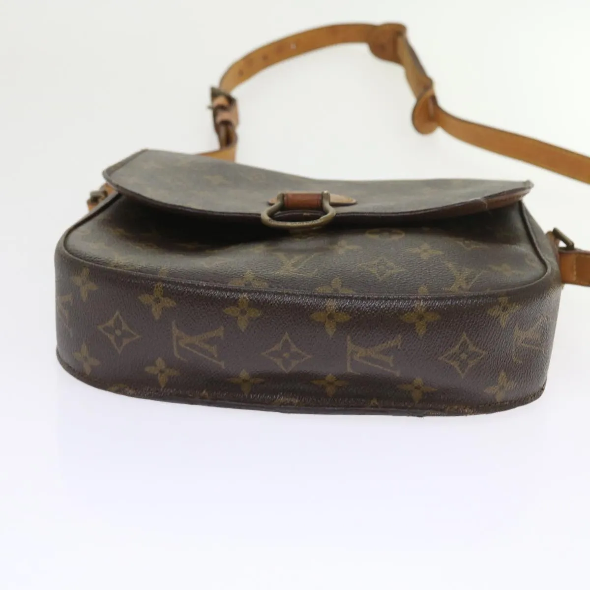 Trendy Inspired Louis Vuitton Monogram Saint Cloud Gm Shoulder Bag M51242 Lv Auth Bs9407