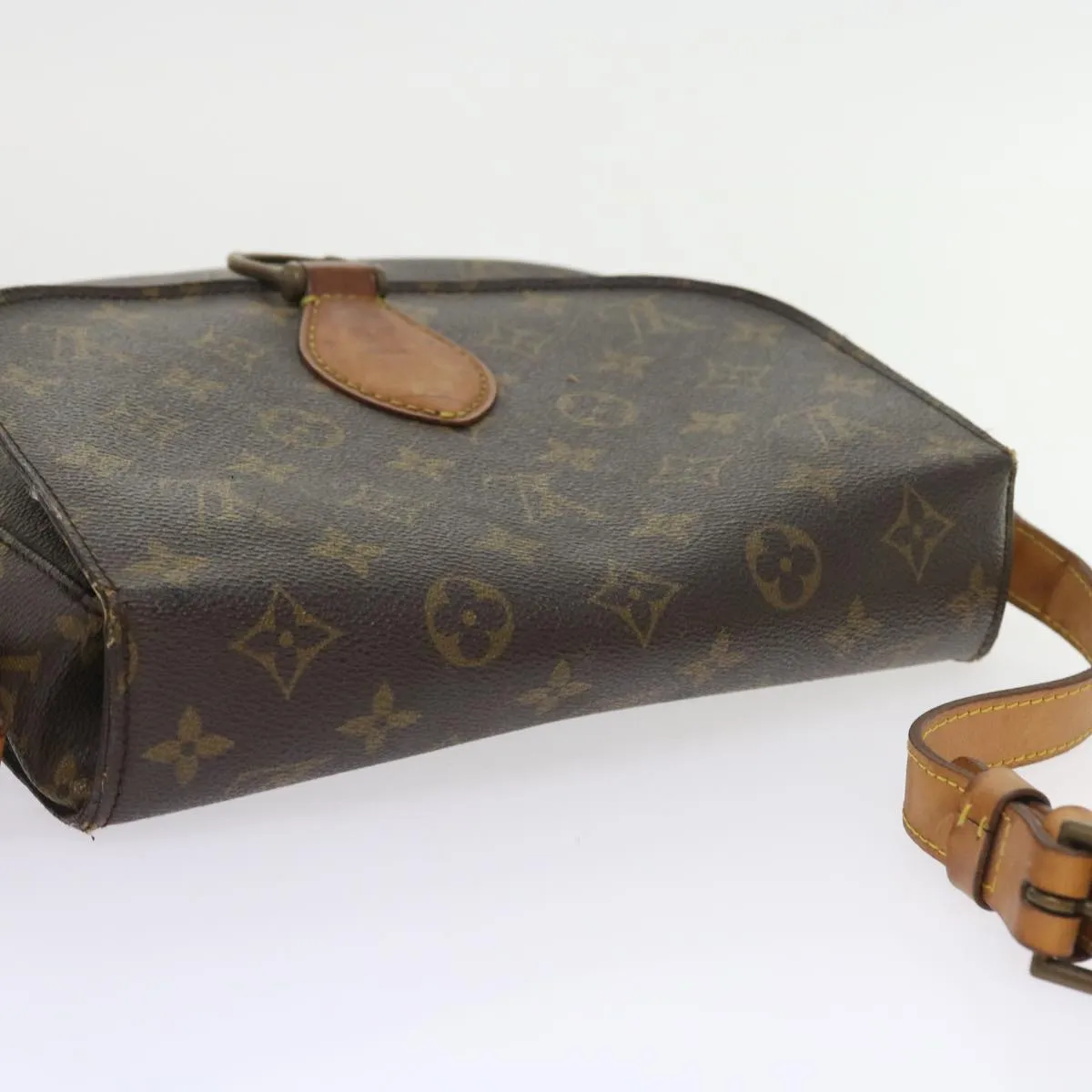 Trendy Inspired Louis Vuitton Monogram Saint Cloud Gm Shoulder Bag M51242 Lv Auth Bs9407