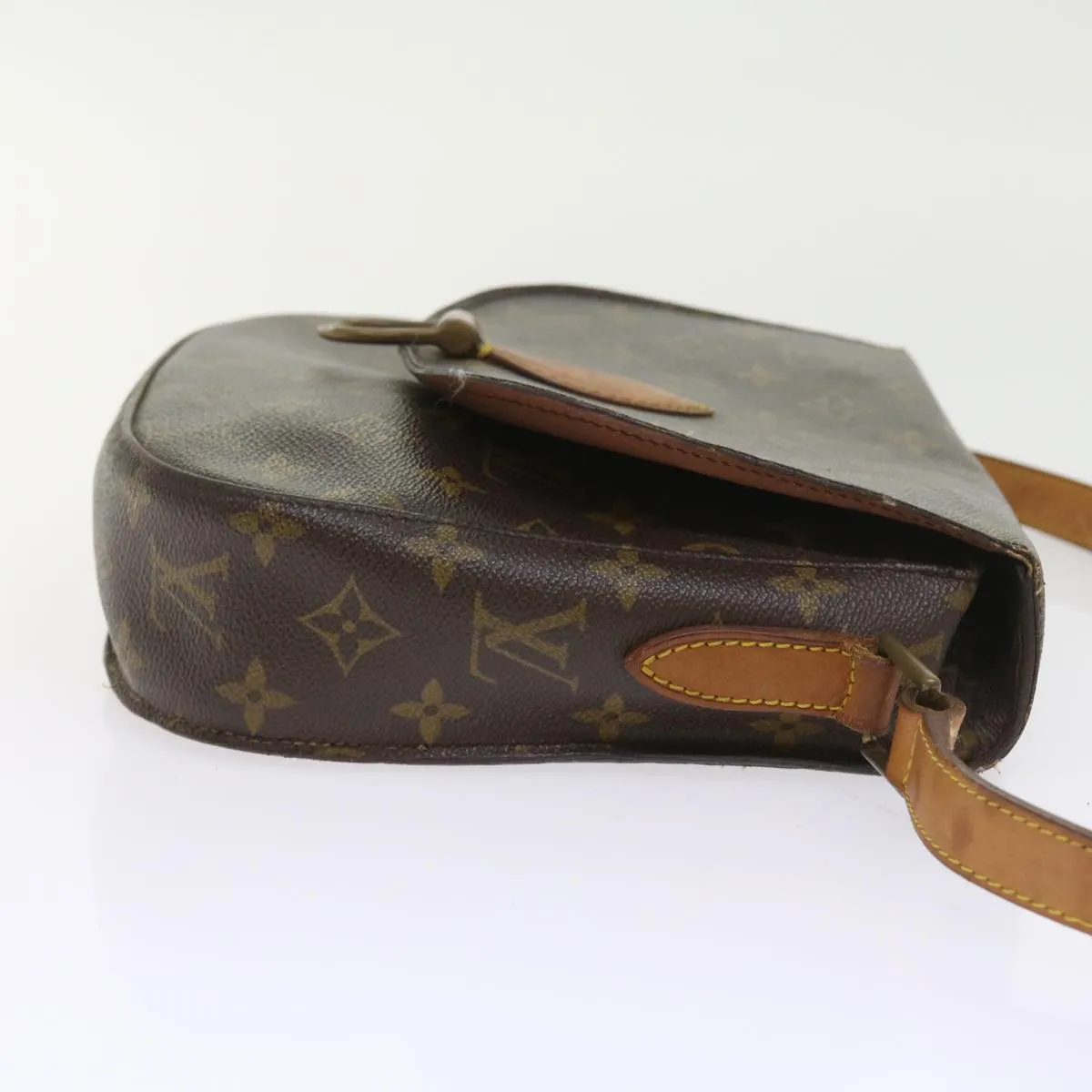 Trendy Inspired Louis Vuitton Monogram Saint Cloud Gm Shoulder Bag M51242 Lv Auth Bs9407